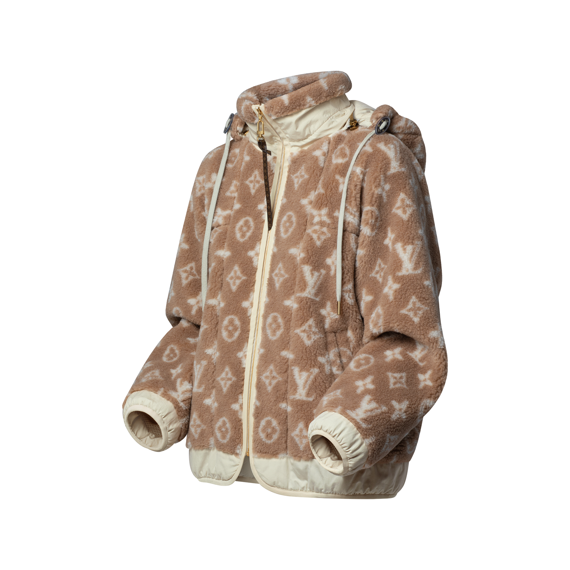 Monogram Fleece Hooded Jacket - Women - Ready-to-Wear | LOUIS